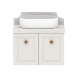 ADP Mabel Ensuite Wall Hung 600mm Single Center Bowl Vanity Cabinet