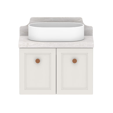 ADP Mabel Ensuite Wall Hung 600mm Single Center Bowl Vanity Cabinet