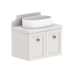 ADP Mabel Ensuite Wall Hung 600mm Single Center Bowl Vanity Cabinet