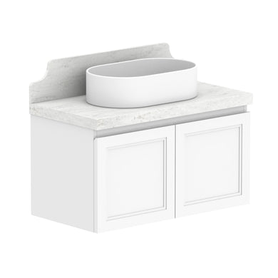 ADP Mabel Ensuite Wall Hung 750mm Single Center Bowl Vanity Cabinet