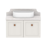 ADP Mabel Ensuite Wall Hung 750mm Single Center Bowl Vanity Cabinet
