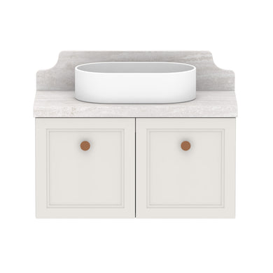ADP Mabel Ensuite Wall Hung 750mm Single Center Bowl Vanity Cabinet
