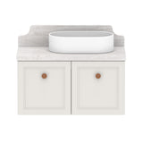 ADP Mabel Ensuite Wall Hung 750mm Single Right Offset Bowl Vanity Cabinet