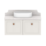 ADP Mabel Ensuite Wall Hung 900mm Single Center Bowl Vanity Cabinet