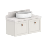 ADP Mabel Ensuite Wall Hung 900mm Single Center Bowl Vanity Cabinet