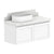 ADP Mabel Ensuite Wall Hung 900mm Single Left Offset Bowl Vanity Cabinet