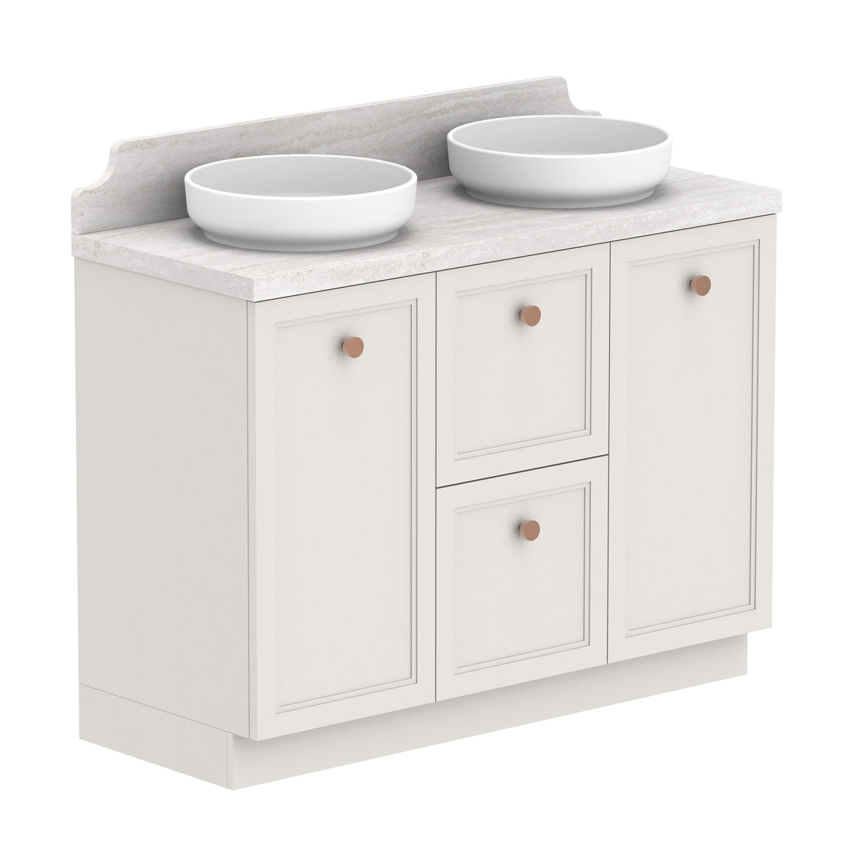 ADP Mabel Floor Mount 1200mm Double Bowl Vanity Cabinet