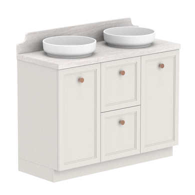ADP Mabel Floor Mount 1200mm Double Bowl Vanity Cabinet