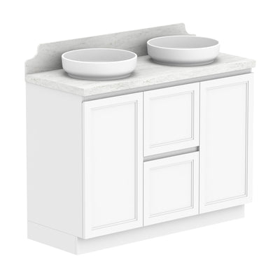 ADP Mabel Floor Mount 1200mm Double Bowl Vanity Cabinet