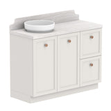 ADP Mabel Floor Mount 1200mm Single Left Offset Bowl Vanity Cabinet