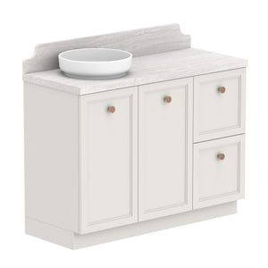 ADP Mabel Floor Mount 1200mm Single Left Offset Bowl Vanity Cabinet