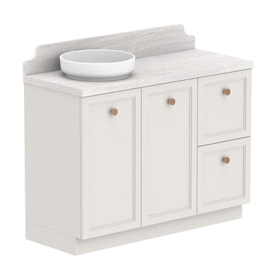 ADP Mabel Floor Mount 1200mm Single Left Offset Bowl Vanity Cabinet