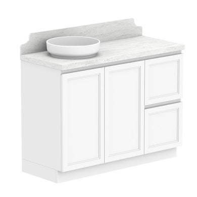 ADP Mabel Floor Mount 1200mm Single Left Offset Bowl Vanity Cabinet