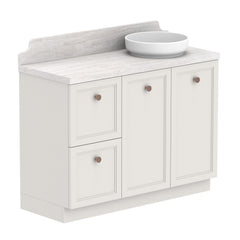 ADP Mabel Floor Mount 1200mm Single Right Offset Bowl Vanity Cabinet
