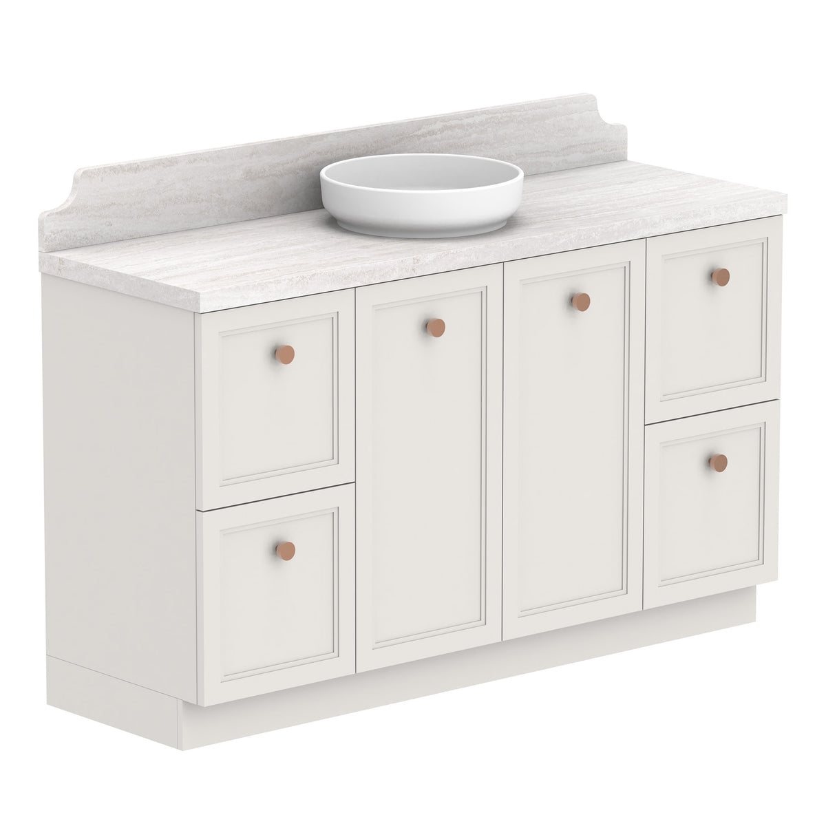ADP Mabel Floor Mount 1500mm Single Center Bowl Vanity Cabinet