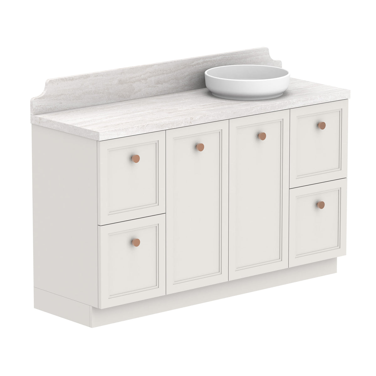 ADP Mabel Floor Mount 1500mm Single Right Offset Bowl Vanity Cabinet