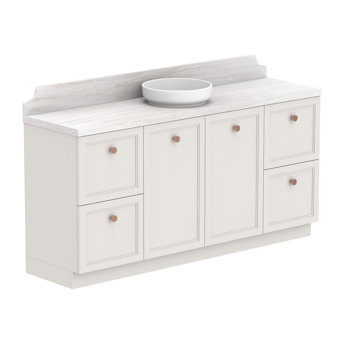ADP Mabel Floor Mount 1800mm Single Center Bowl Vanity Cabinet