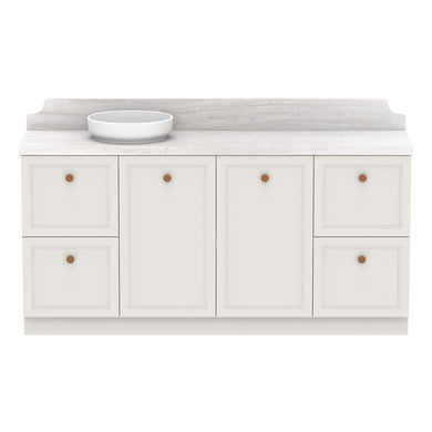 ADP Mabel Floor Mount 1800mm Single Left Offset Bowl Vanity Cabinet
