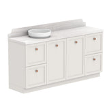 ADP Mabel Floor Mount 1800mm Single Left Offset Bowl Vanity Cabinet