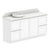 ADP Mabel Floor Mount 1800mm Single Left Offset Bowl Vanity Cabinet