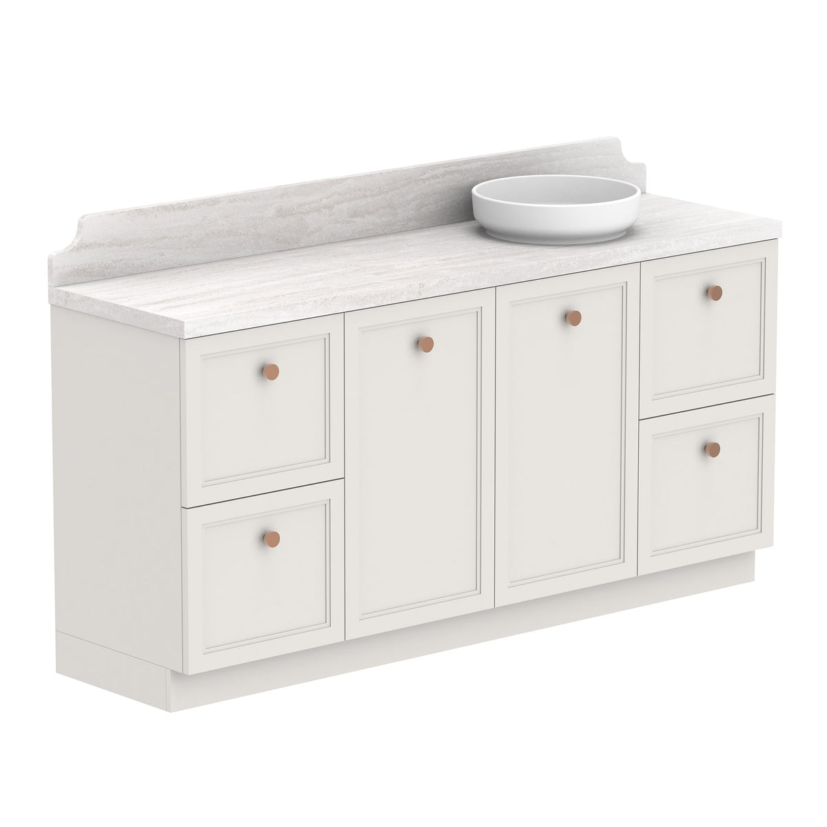 ADP Mabel Floor Mount 1800mm Single Right Offset Bowl Vanity Cabinet