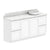 ADP Mabel Floor Mount 1800mm Single Right Offset Bowl Vanity Cabinet