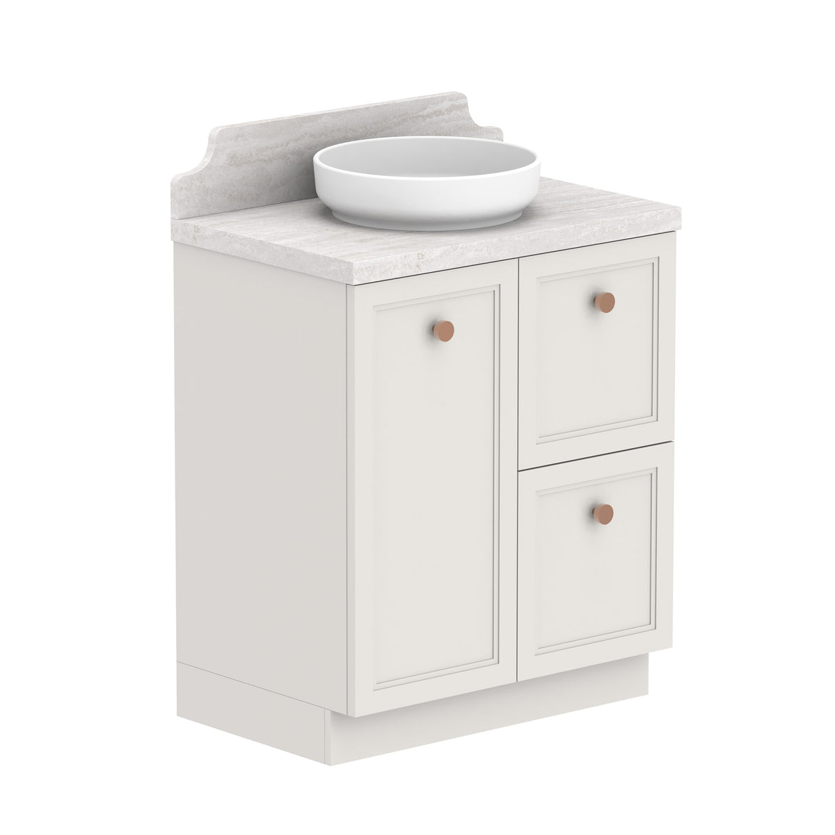 ADP Mabel Floor Mount 750mm Single Center Bowl Vanity Cabinet