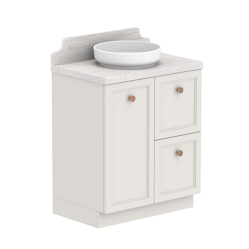 ADP Mabel Floor Mount 750mm Single Center Bowl Vanity Cabinet