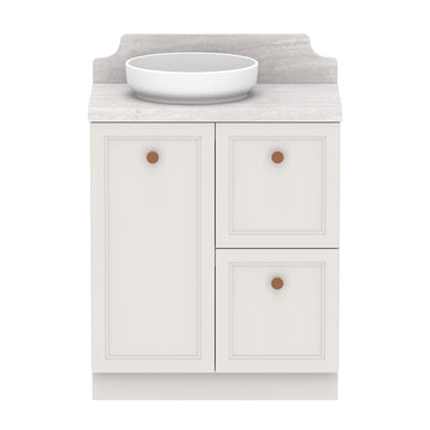 ADP Mabel Floor Mount 750mm Single Left Offset Bowl Vanity Cabinet