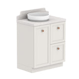 ADP Mabel Floor Mount 750mm Single Left Offset Bowl Vanity Cabinet