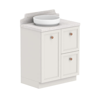 ADP Mabel Floor Mount 750mm Single Left Offset Bowl Vanity Cabinet