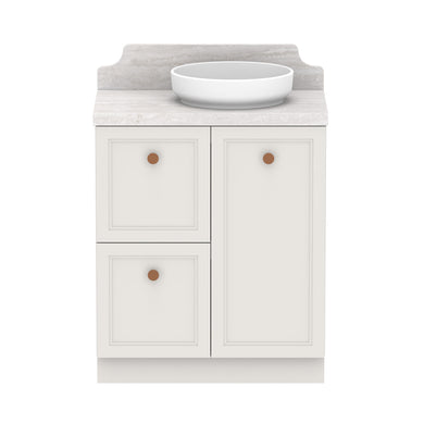 ADP Mabel Floor Mount 750mm Single Right Offset Bowl Vanity Cabinet