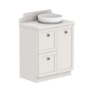 ADP Mabel Floor Mount 750mm Single Right Offset Bowl Vanity Cabinet