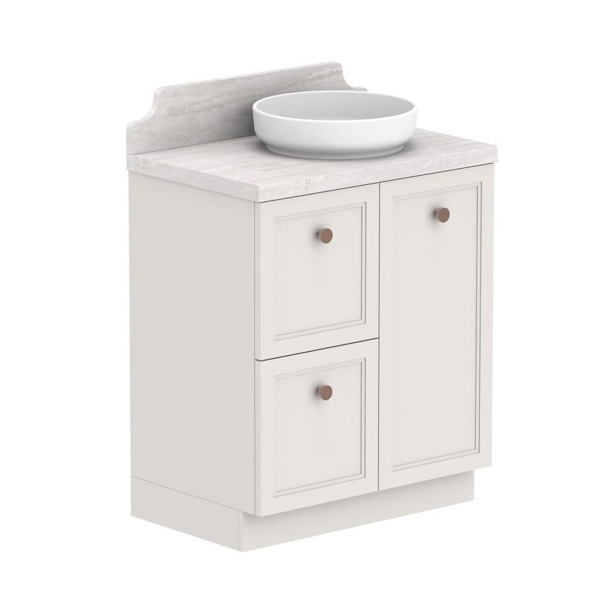 ADP Mabel Floor Mount 750mm Single Right Offset Bowl Vanity Cabinet