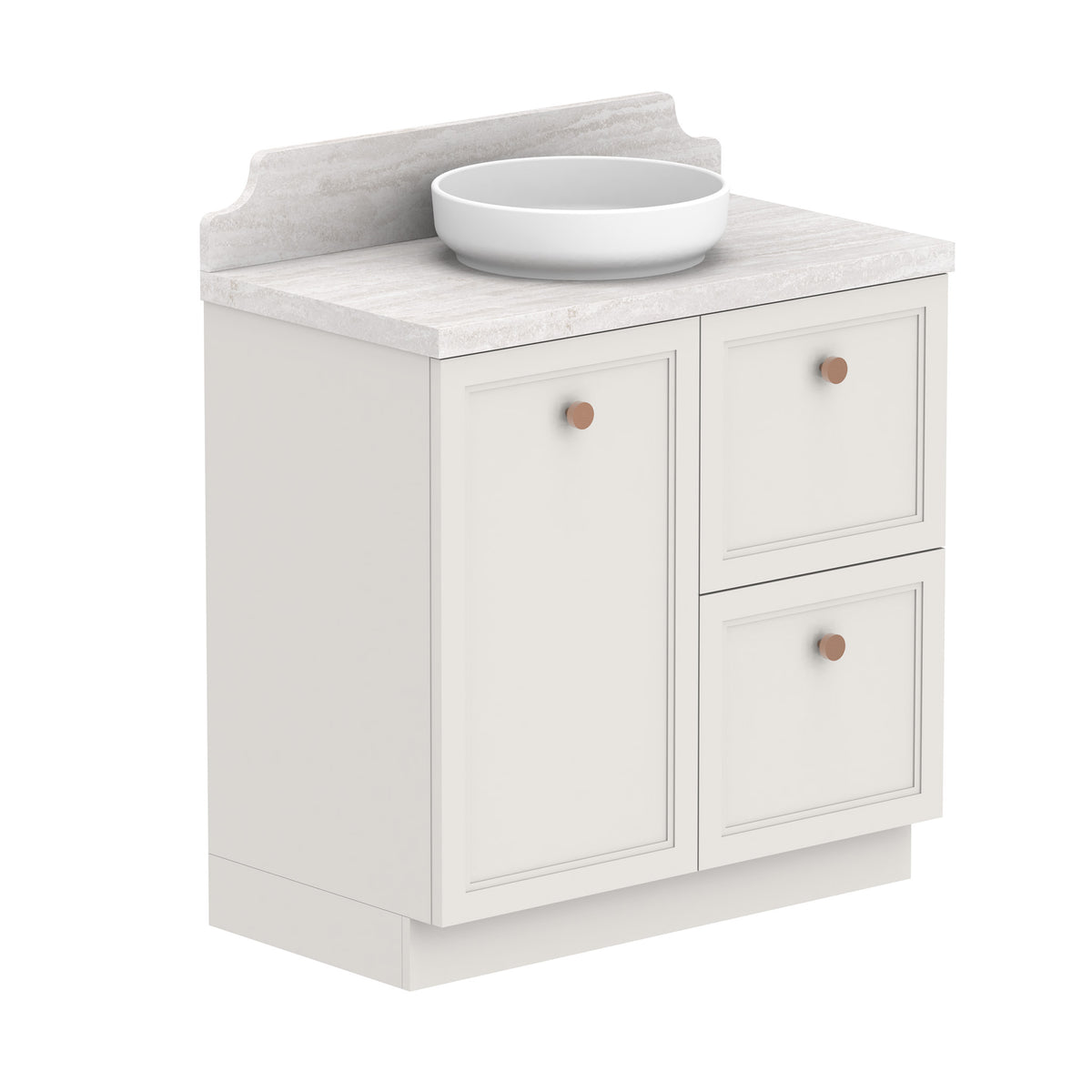 ADP Mabel Floor Mount 900mm Single Center Bowl Vanity Cabinet