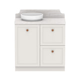 ADP Mabel Floor Mount 900mm Single Left Offset Bowl Vanity Cabinet