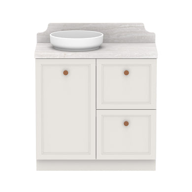 ADP Mabel Floor Mount 900mm Single Left Offset Bowl Vanity Cabinet