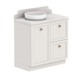 ADP Mabel Floor Mount 900mm Single Left Offset Bowl Vanity Cabinet