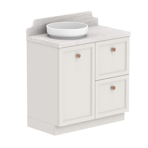 ADP Mabel Floor Mount 900mm Single Left Offset Bowl Vanity Cabinet