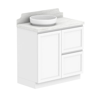ADP Mabel Floor Mount 900mm Single Left Offset Bowl Vanity Cabinet