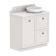 ADP Mabel Floor Mount 900mm Single Right Offset Bowl Vanity Cabinet