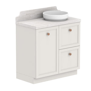 ADP Mabel Floor Mount 900mm Single Right Offset Bowl Vanity Cabinet