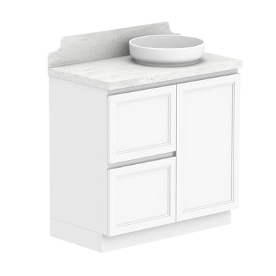 ADP Mabel Floor Mount 900mm Single Right Offset Bowl Vanity Cabinet