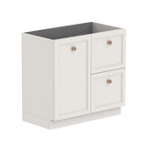 ADP Mabel Floor Mount 900mm Single Right Offset Bowl Vanity Cabinet
