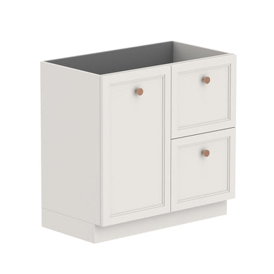 ADP Mabel Floor Mount 900mm Single Right Offset Bowl Vanity Cabinet