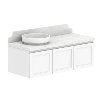 ADP Mabel Wall Hung 1200mm Single Left Offset Bowl Vanity Cabinet