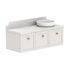 ADP Mabel Wall Hung 1200mm Single Right Offset Bowl Vanity Cabinet