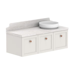 ADP Mabel Wall Hung 1200mm Single Right Offset Bowl Vanity Cabinet