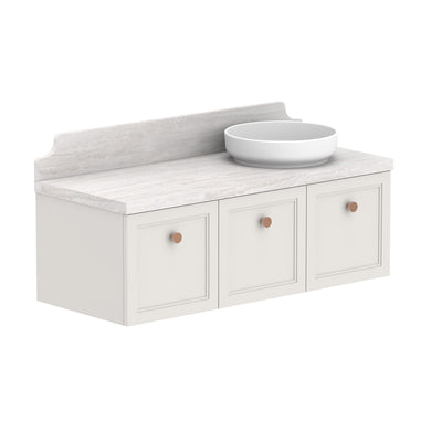 ADP Mabel Wall Hung 1200mm Single Right Offset Bowl Vanity Cabinet