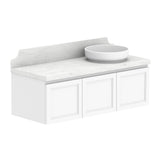 ADP Mabel Wall Hung 1200mm Single Right Offset Bowl Vanity Cabinet